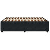 Stella Homewares Bed Frame without Mattress Black Queen Velvet