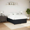 Stella Homewares Bed Frame without Mattress Black Queen Velvet