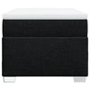 Stella Homewares Box Spring Bed with Mattress Black King Single Fabric