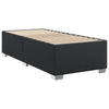 Stella Homewares Box Spring Bed with Mattress Black King Single Faux Leather