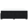 Stella Homewares Box Spring Bed with Mattress Black Double Velvet