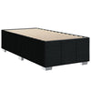 Stella Homewares Box Spring Bed with Mattress Black King Single Fabric