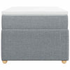 Stella Homewares Box Spring Bed with Mattress Dark Grey King Single Fabric