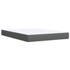 Stella Homewares Box Spring Bed with Mattress Black Queen Fabric