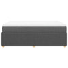 Stella Homewares Box Spring Bed with Mattress Black Queen Fabric