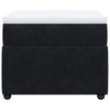 Stella Homewares Box Spring Bed with Mattress Black King Single Velvet