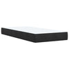 Stella Homewares Box Spring Bed with Mattress Black King Single Velvet
