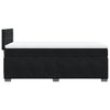 Stella Homewares Box Spring Bed with Mattress Black King Single Fabric