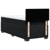 Stella Homewares Box Spring Bed with Mattress Black King Single Fabric