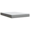 Stella Homewares Box Spring Bed with Mattress Dark Grey Queen Fabric