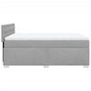 Stella Homewares Box Spring Bed with Mattress Dark Grey Queen Fabric
