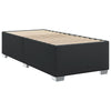 Stella Homewares Box Spring Bed with Mattress Black King Single Faux Leather