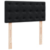 Stella Homewares Box Spring Bed with Mattress Black King Single Velvet