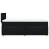 Stella Homewares Box Spring Bed with Mattress Black King Single Fabric