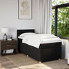 Stella Homewares Box Spring Bed with Mattress Black King Single Fabric