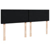 Stella Homewares Box Spring Bed with Mattress Black Queen Fabric