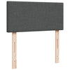Stella Homewares Box Spring Bed with Mattress Dark Grey King Single Fabric