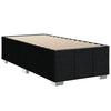 Stella Homewares Box Spring Bed with Mattress Black King Single Fabric