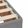 Stella Homewares Box Spring Bed with Mattress Dark Grey Queen Fabric
