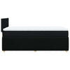 Stella Homewares Box Spring Bed with Mattress Black King Single Fabric
