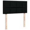 Stella Homewares Box Spring Bed with Mattress Black King Single Fabric