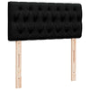 Stella Homewares Box Spring Bed with Mattress Black King Single Fabric