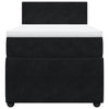 Stella Homewares Box Spring Bed with Mattress Black King Single Velvet