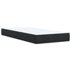 Stella Homewares Box Spring Bed with Mattress Black King Single Velvet