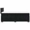 Stella Homewares Box Spring Bed with Mattress Black King Single Fabric