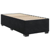 Stella Homewares Box Spring Bed with Mattress Black King Single Fabric