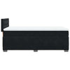 Stella Homewares Box Spring Bed with Mattress Black King Single Fabric