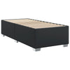 Stella Homewares Box Spring Bed with Mattress Black King Single Faux Leather