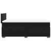 Stella Homewares Box Spring Bed with Mattress Black King Single Velvet
