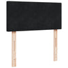 Stella Homewares Box Spring Bed with Mattress Black King Single Velvet