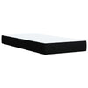 Stella Homewares Box Spring Bed with Mattress Black King Single Fabric