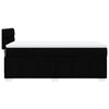 Stella Homewares Box Spring Bed with Mattress Black King Single Fabric