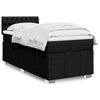 Stella Homewares Box Spring Bed with Mattress Black King Single Fabric