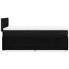 Stella Homewares Box Spring Bed with Mattress Dark Grey King Single Fabric