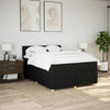 Stella Homewares Box Spring Bed with Mattress Dark Grey Double Fabric