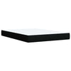 Stella Homewares Box Spring Bed with Mattress Dark Grey Queen Fabric