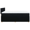 Stella Homewares Box Spring Bed with Mattress Dark Grey Queen Fabric