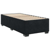 Stella Homewares Box Spring Bed with Mattress Black King Single Velvet