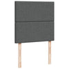 Stella Homewares Box Spring Bed with Mattress Dark Grey King Single Fabric