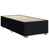 Stella Homewares Box Spring Bed with Mattress Black King Single Fabric
