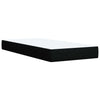 Stella Homewares Box Spring Bed with Mattress Black King Single Fabric