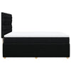 Stella Homewares Box Spring Bed with Mattress Black Queen Fabric