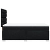 Stella Homewares Box Spring Bed with Mattress Black King Single Fabric