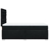 Stella Homewares Box Spring Bed with Mattress Black King Single Fabric