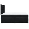 Stella Homewares Box Spring Bed with Mattress Black Queen Fabric