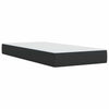 Stella Homewares Box Spring Bed with Mattress Black King Single Faux Leather